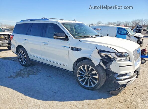 5LMJJ2LT9MEL19515 2021 LINCOLN NAVIGATOR Белый Передняя правая четверть