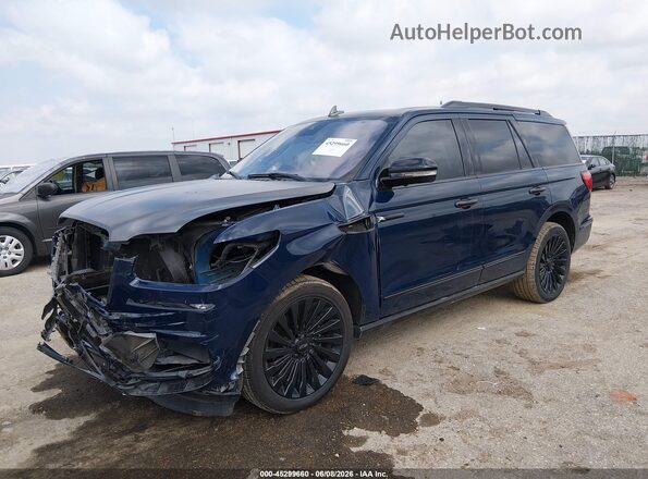 5LMJJ2LTXKEL25398 2019 LINCOLN NAVIGATOR Синий Передняя левая четверть