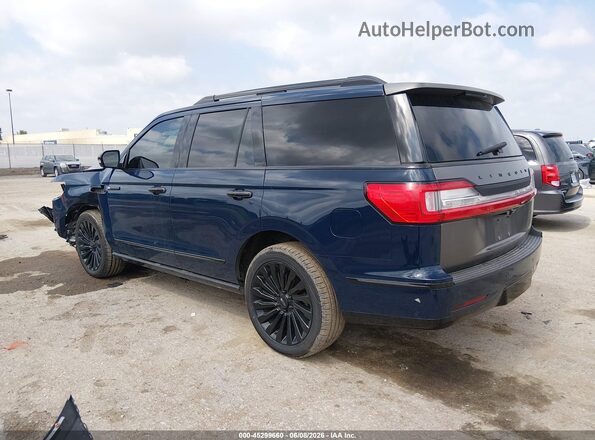 5LMJJ2LTXKEL25398 2019 LINCOLN NAVIGATOR Синий Задняя левая четверть