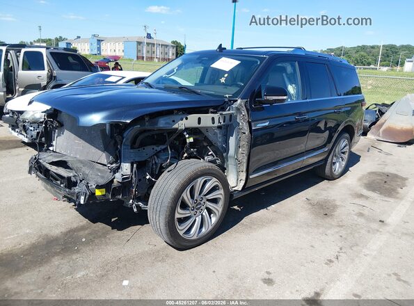 5LMJJ2NG7REL13641 2024 LINCOLN NAVIGATOR Black Առջևի ձախ երեք քառորդ տեսարան