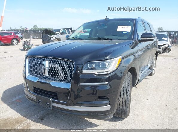 5LMJJ2NT2NEL13764 2022 LINCOLN NAVIGATOR Black Передня ліва чверть