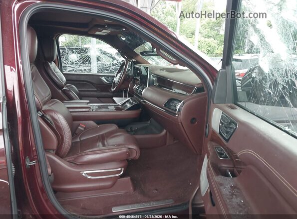 5LMJJ2TT8KEL10866 2019 LINCOLN NAVIGATOR Maroon Front interior view