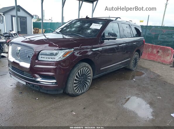 5LMJJ2TT8KEL10866 2019 LINCOLN NAVIGATOR Maroon Front left