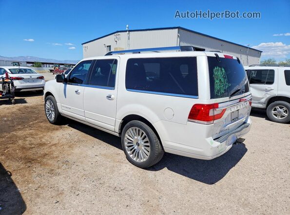 5LMJJ3JT6GEL02698 2016 LINCOLN NAVIGATOR Белый Задняя левая четверть