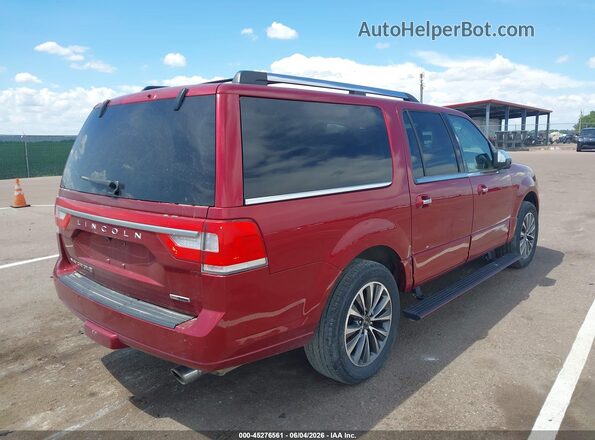 5LMJJ3JT7GEL06789 2016 LINCOLN NAVIGATOR L Red Tył prawy