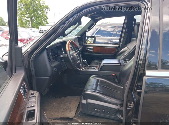 5LMJJ3JTXHEL12409 2017 LINCOLN NAVIGATOR L Black Widok wnętrza z przodu