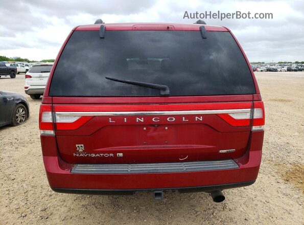 5LMJJ3KT0GEL00573 2016 LINCOLN NAVIGATOR Красный Вид сзади