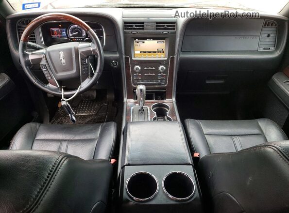 5LMJJ3KT0GEL00573 2016 LINCOLN NAVIGATOR Красный Вид панели приборов