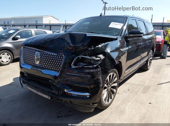 5LMJJ3KT3MEL02877 2021 LINCOLN NAVIGATOR Black Przód lewy