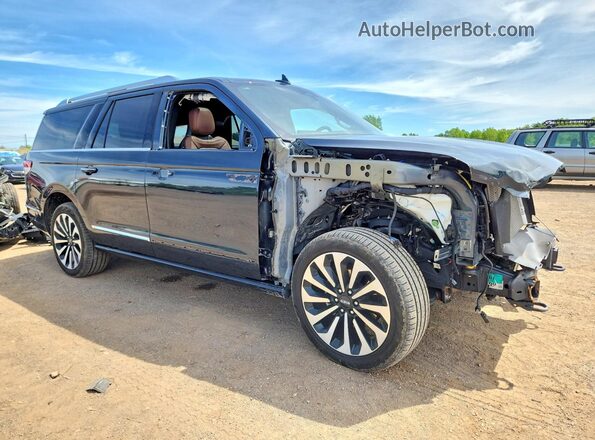 5LMJJ3LG9REL09518 2024 LINCOLN NAVIGATOR Синий Передняя правая четверть