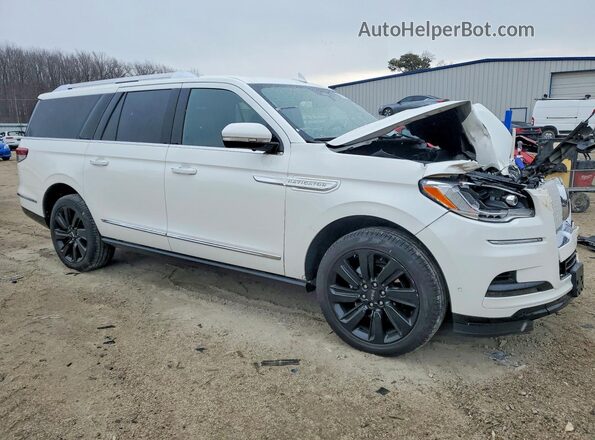 5LMJJ3LT0NEL10869 2022 LINCOLN NAVIGATOR Белый Передняя правая четверть