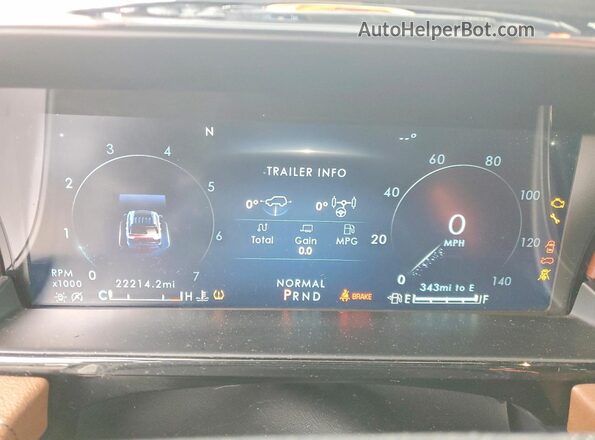 5LMJJ3LT0NEL10869 2022 LINCOLN NAVIGATOR Белый Вид щитка приборов