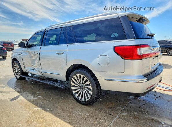 5LMJJ3LT4JEL08200 2018 LINCOLN NAVIGATOR Silver Trasero izquierdo