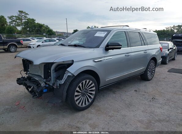 5LMJJ3LT7LEL01955 2020 LINCOLN NAVIGATOR Silver წინა მარცხენა ხედი სამი მეოთხედიდან