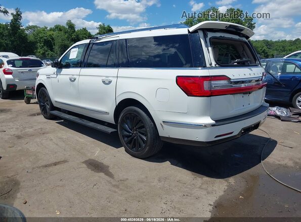 5LMJJ3LT8MEL18295 2021 LINCOLN NAVIGATOR Белый Задняя левая четверть