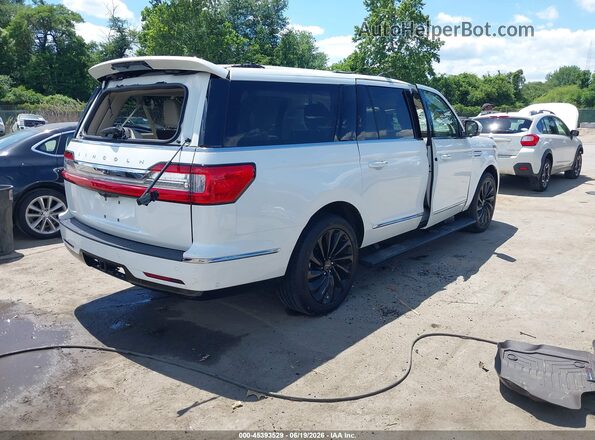 5LMJJ3LT8MEL18295 2021 LINCOLN NAVIGATOR Белый Задняя правая четверть