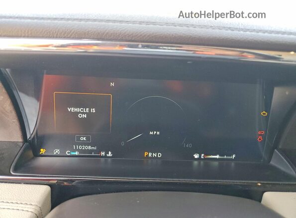 5LMJJ3LTXLEL11654 2020 LINCOLN NAVIGATOR Gold Vista del cuadro de instrumentos