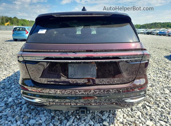 5LMPJ8K46SJ950069 2025 LINCOLN NAUTILUS Maroon Vista trasera