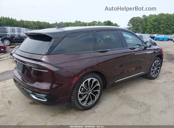 5LMPJ8KA1RJ834360 2024 LINCOLN NAUTILUS Maroon Tył prawy
