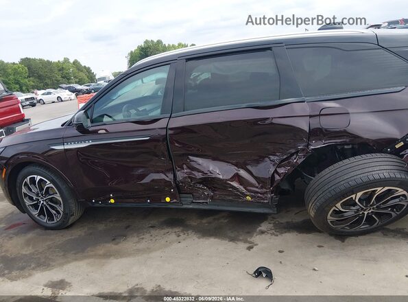 5LMPJ8KA1RJ834360 2024 LINCOLN NAUTILUS Maroon Widok wnętrza 360 stopni