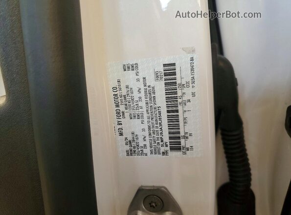 5LMPJ9JA3RJ854875 2024 LINCOLN NAUTILUS White VIN sticker view