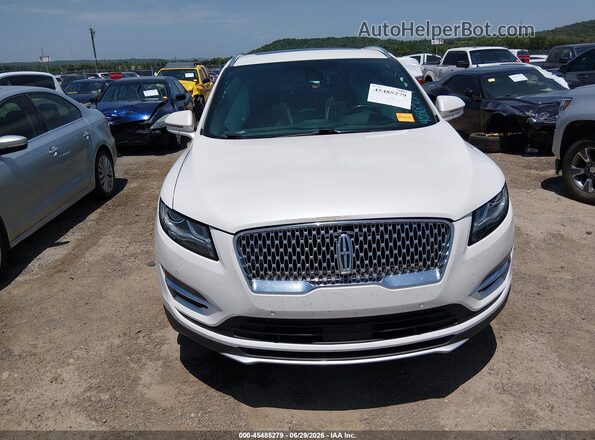 5LMTJ3DH2KUL52786 2019 LINCOLN MKC White Widok zestawu wskaźników