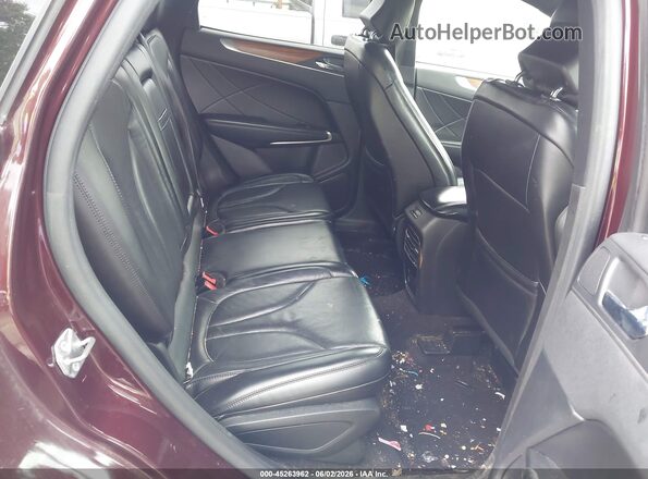 5LMTJ3DH3KUL46740 2019 LINCOLN MKC Burgundy VIN კოდის სტიკერის ხედი