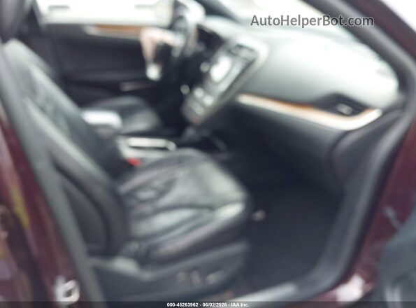 5LMTJ3DH3KUL46740 2019 LINCOLN MKC Burgundy წინა სალონის ხედი