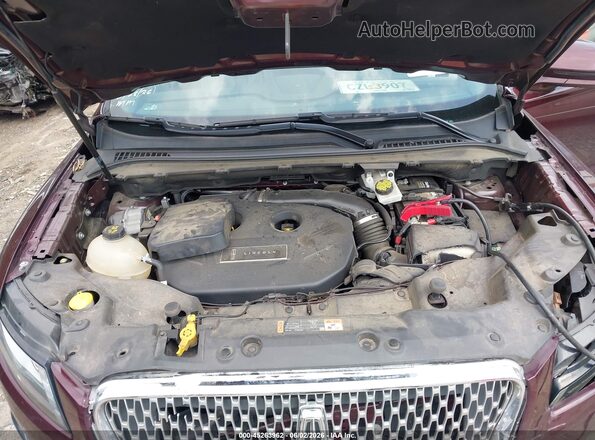 5LMTJ3DH3KUL46740 2019 LINCOLN MKC Burgundy უკანა ხედი