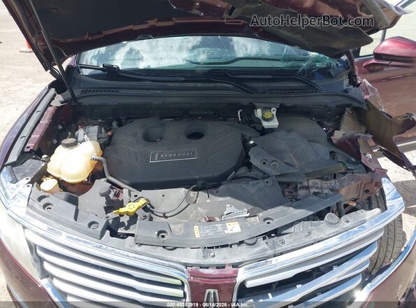 5LMTJ3DH4GUJ21962 2016 LINCOLN MKC Maroon Widok z tyłu
