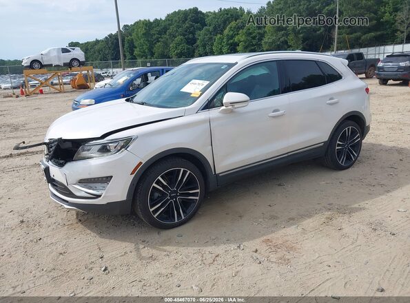 5LMTJ3DH7JUL01136 2018 LINCOLN MKC White Առջևի ձախ երեք քառորդ տեսարան