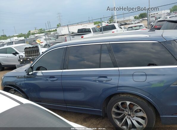 5LMYJ8XYXMNL00656 2021 LINCOLN AVIATOR Light Blue Панорамный вид салона 360°
