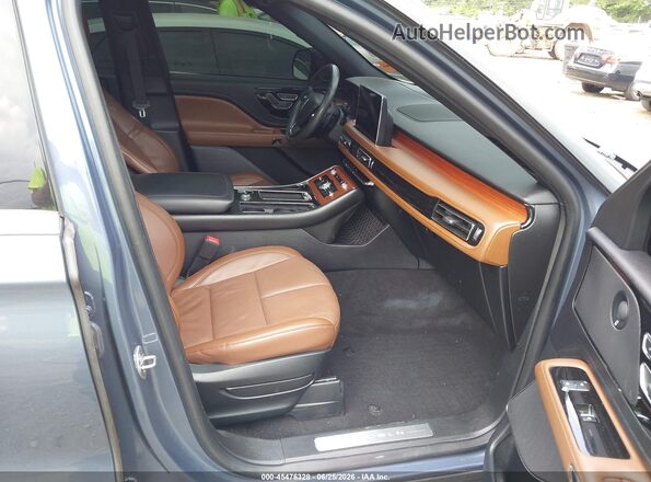 5LMYJ8XYXMNL00656 2021 LINCOLN AVIATOR Light Blue Вид салона спереди