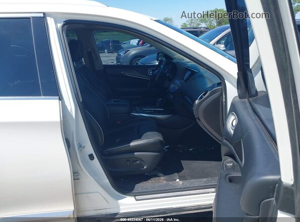5N1AL0MM0GC501743 2016 INFINITI QX60 White Widok wnętrza z przodu