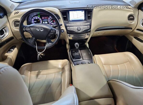 5N1AL0MM0GC517151 2016 INFINITI QX60 Black Вид панелі приладів
