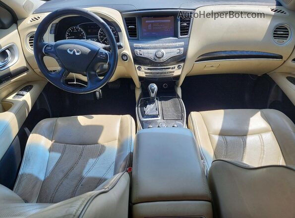 5N1AL0MM0GC526464 2016 INFINITI QX60 Silver Առջևի վահանակի տեսք