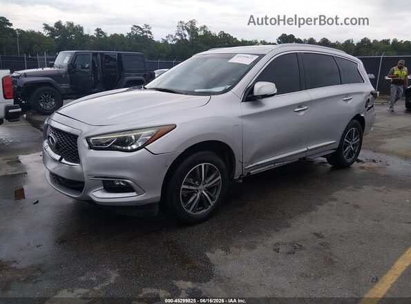 5N1AL0MM1GC508474 2016 INFINITI QX60 Серебряный Передняя левая четверть