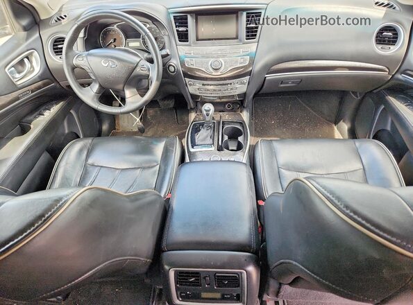 5N1AL0MM1GC515862 2016 INFINITI QX60 Blue Առջևի վահանակի տեսք