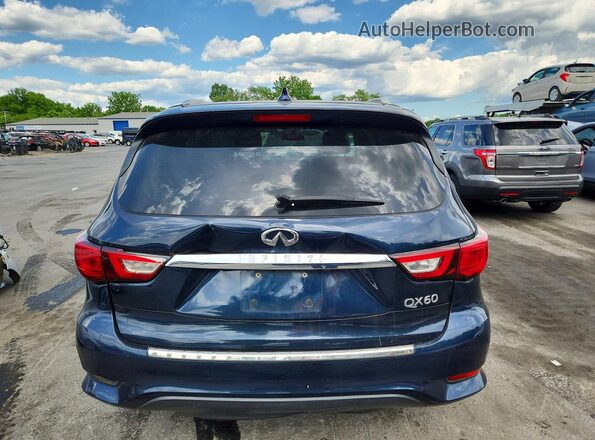 5N1AL0MM1GC515862 2016 INFINITI QX60 Blue Հետևի տեսք