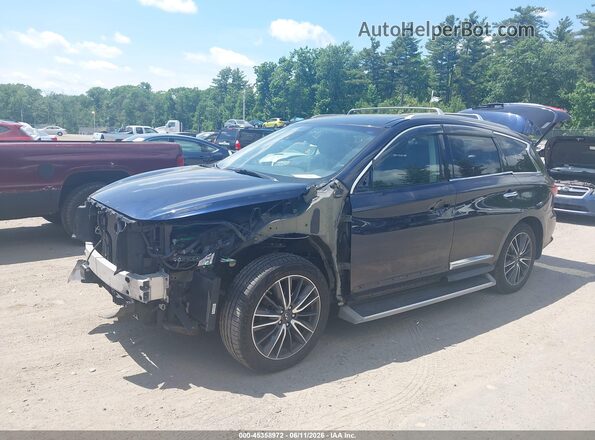 5N1AL0MM2GC531438 2016 INFINITI QX60 Dark Blue Передня ліва чверть