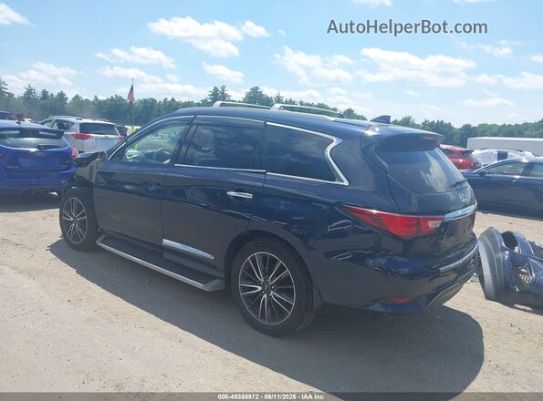 5N1AL0MM2GC531438 2016 INFINITI QX60 Dark Blue Задня ліва чверть