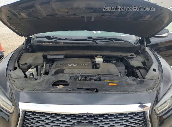 5N1AL0MM4GC513300 2016 INFINITI QX60 Black ძრავის განყოფილების ხედი