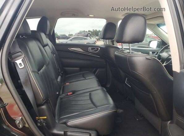 5N1AL0MM4GC513300 2016 INFINITI QX60 Black უკანა სალონის ხედი