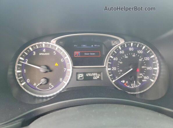 5N1AL0MM4GC513300 2016 INFINITI QX60 Black ხელსაწყოთა პანელის ხედი