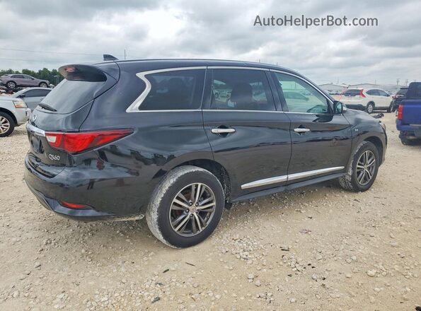 5N1AL0MM4GC513300 2016 INFINITI QX60 Black უკანა მარჯვენა