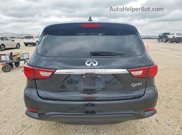 5N1AL0MM4GC513300 2016 INFINITI QX60 Black უკანა ხედი