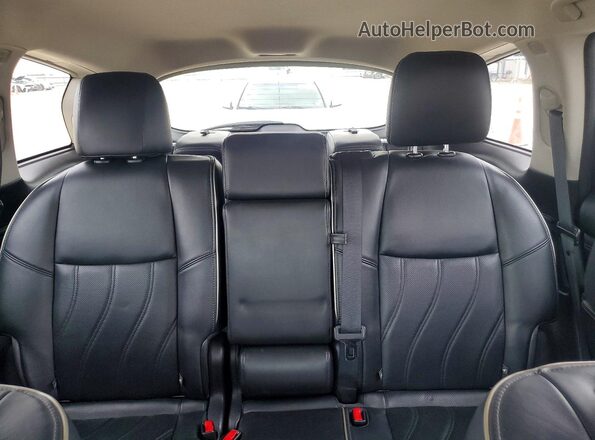 5N1AL0MM4GC513300 2016 INFINITI QX60 Black უკანა სავარძლების ხედი