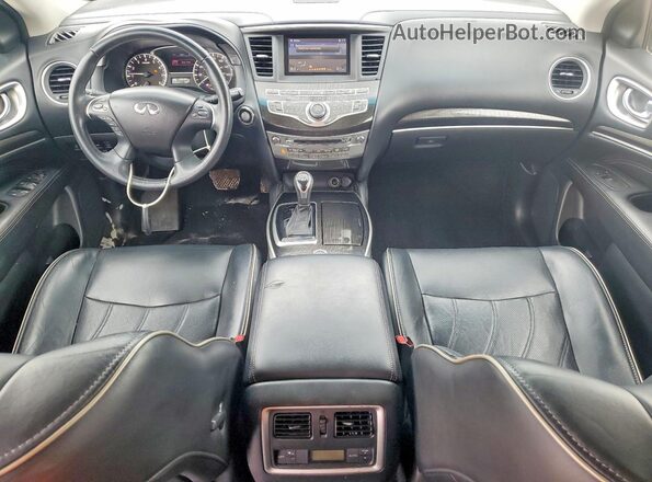 5N1AL0MM4GC513300 2016 INFINITI QX60 Black წინა პანელის ხედი