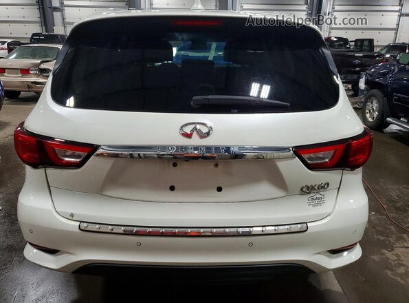 5N1AL0MM4GC517184 2016 INFINITI QX60 White Հետևի տեսք