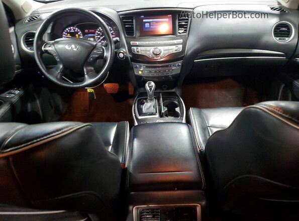 5N1AL0MM4GC517184 2016 INFINITI QX60 White Առջևի վահանակի տեսք